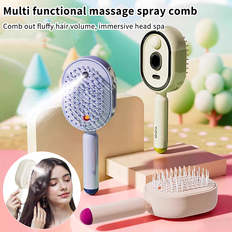 Hair Care Essential Oil - Peine de Masaje Multifuncional, Masajeador Eléctrico