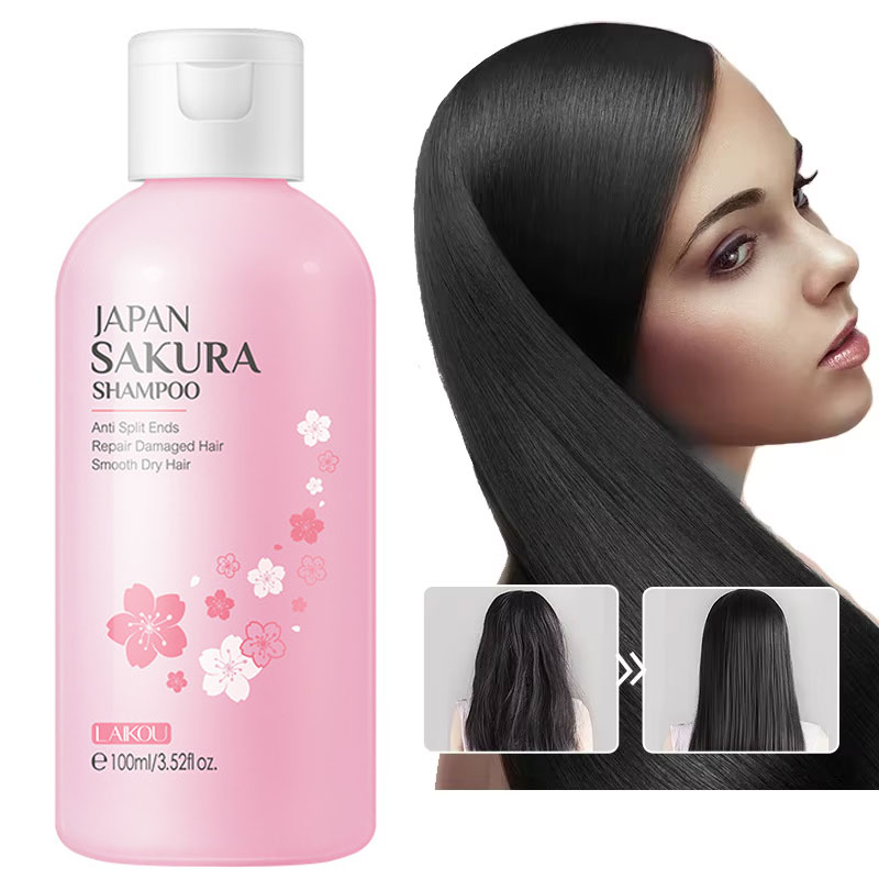 Hair Care In Japan - LAIKOU Japón Sakura champú reparación cabello