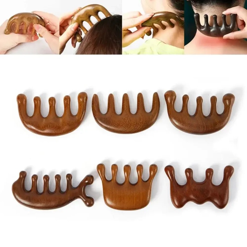 Detangling Wide Comb - Peine de masaje Gua Sha de