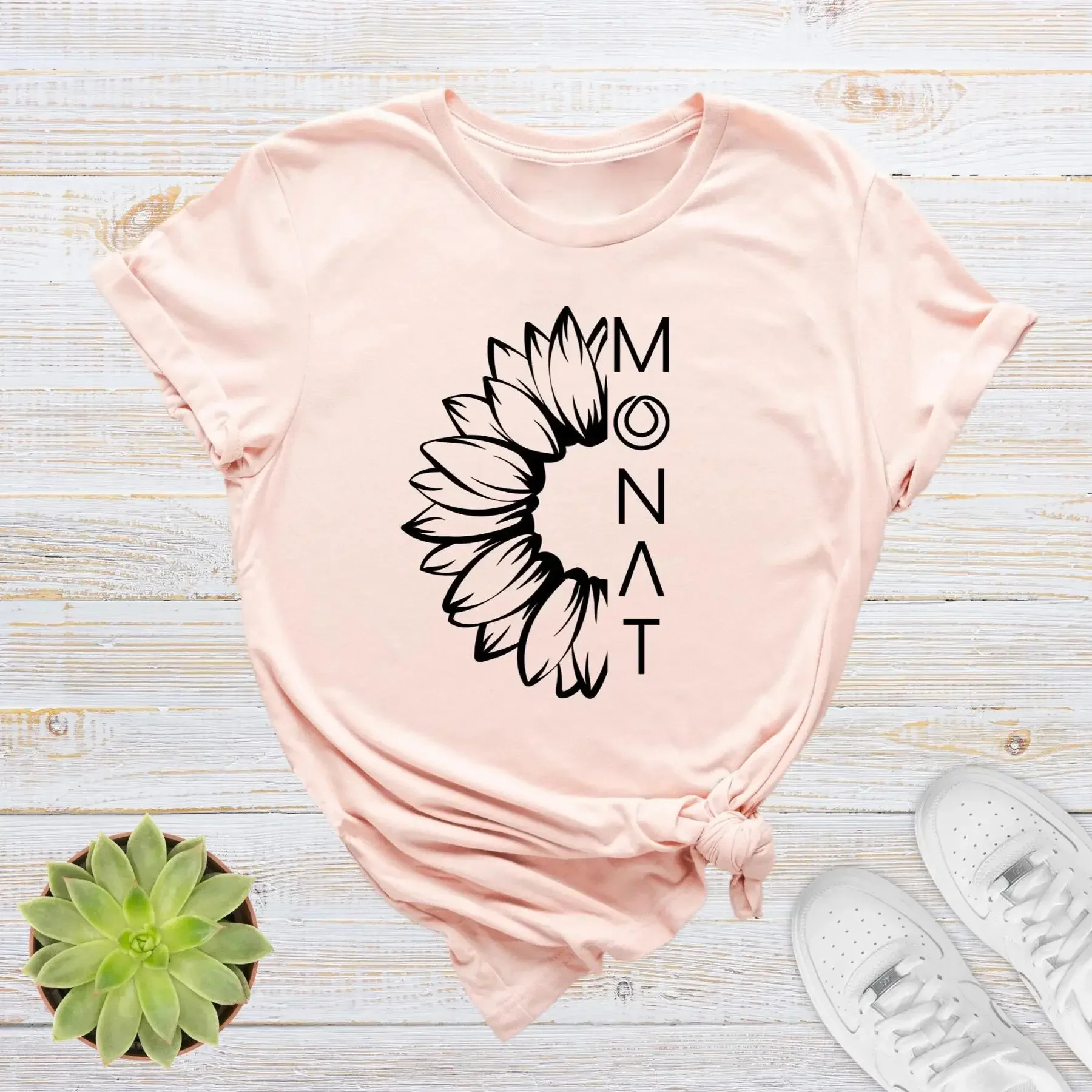 Hair Care Logo - Camiseta MonaT con Logotipo Global de