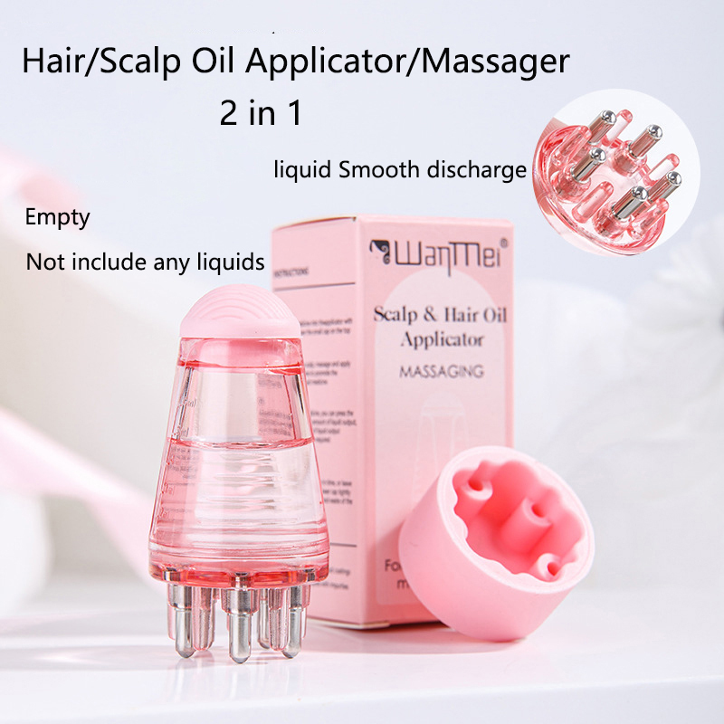 Hair Care Essential Oil - Aplicador vacío para el cuero cabelludo,