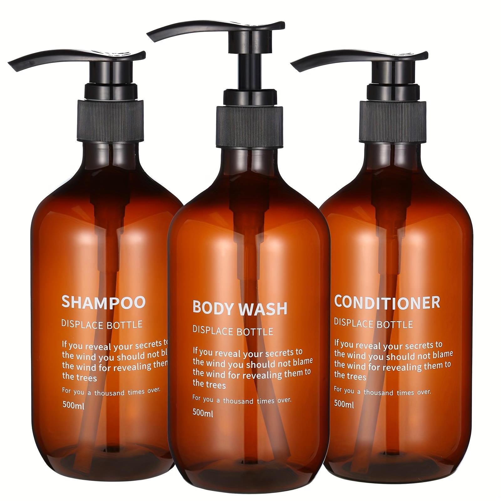 Hair Care Kit - Juego de dispensador de champú y