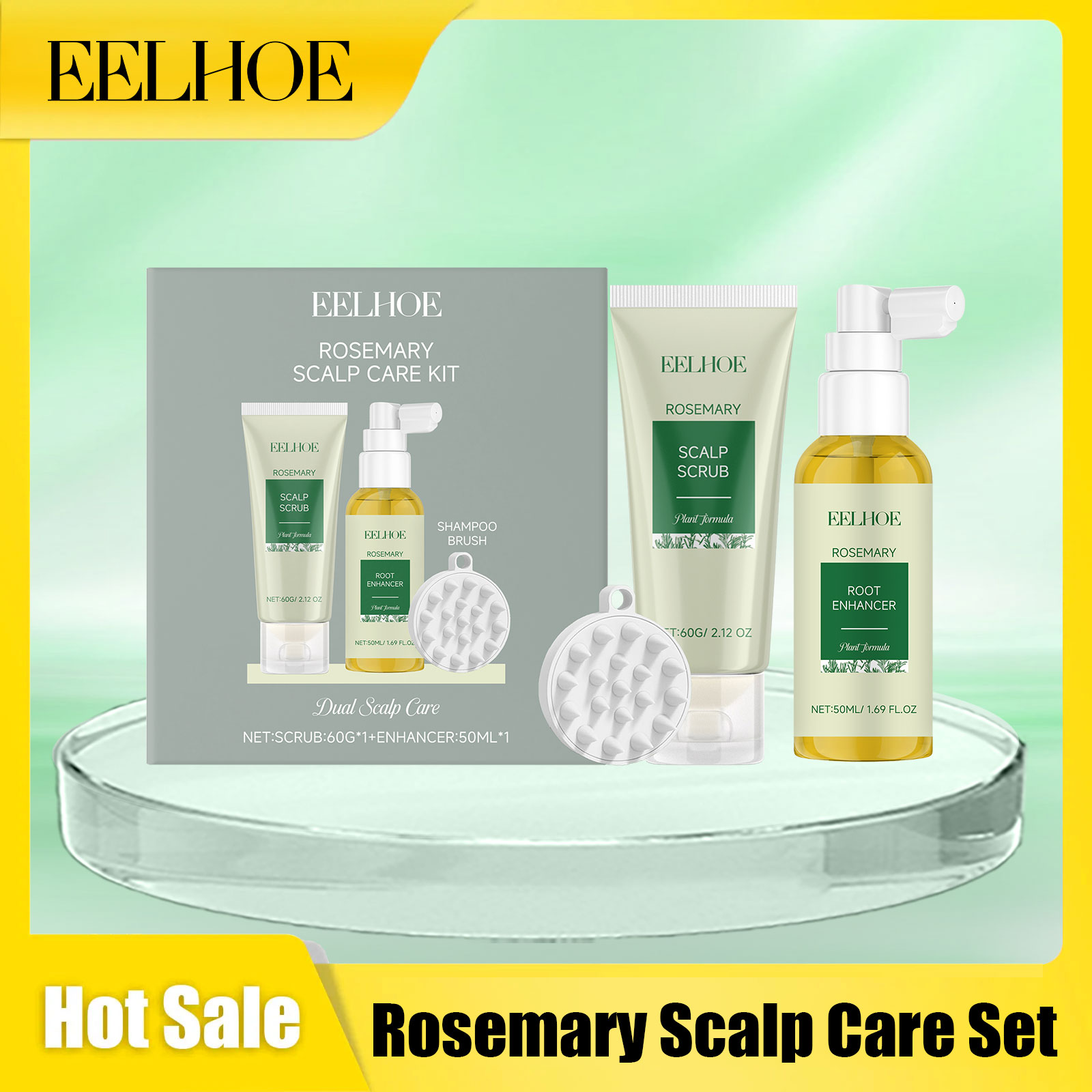 Hair Care Essential Oil - Set de Cuidado del Cuero Cabelludo