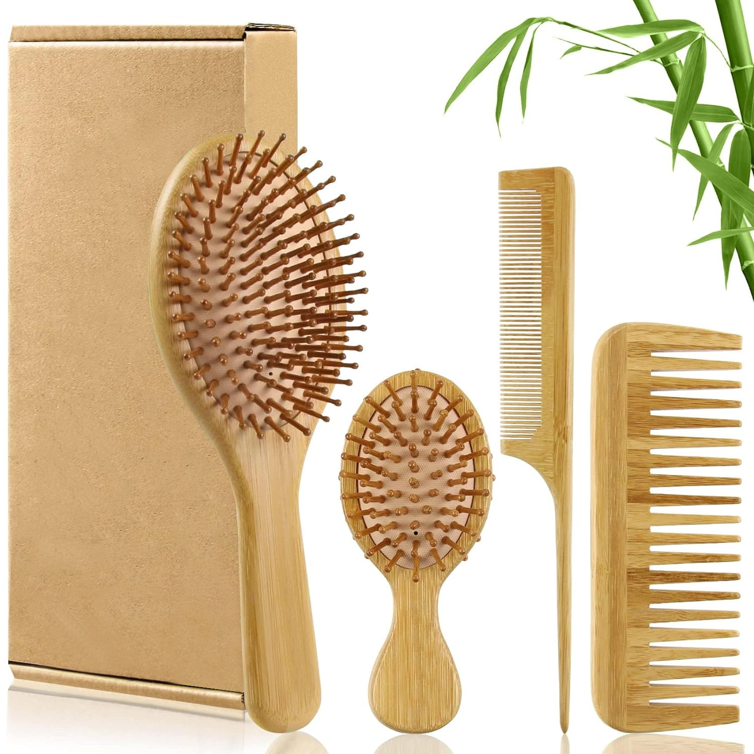 Detangling Wide Comb - Juego de cepillos y peines de