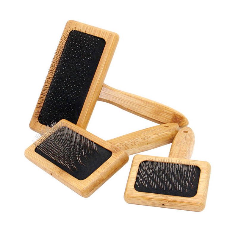 Bamboo Hair Brush - Cepillo para perros, peine de bambú