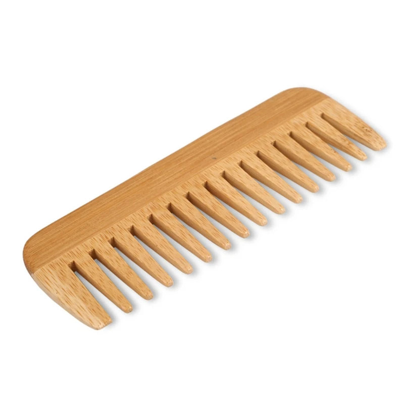 Peine de dientes anchos de bam - Bamboo Hair Brush reseña y precio