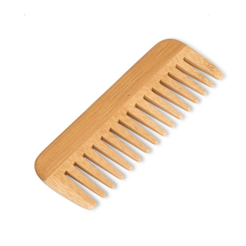 Peine de dientes anchos de bam - Bamboo Hair Brush reseña y precio