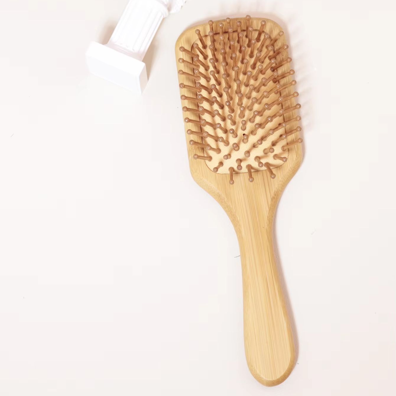 Peine de bambú natural con coj - Bamboo Hair Brush reseña y precio