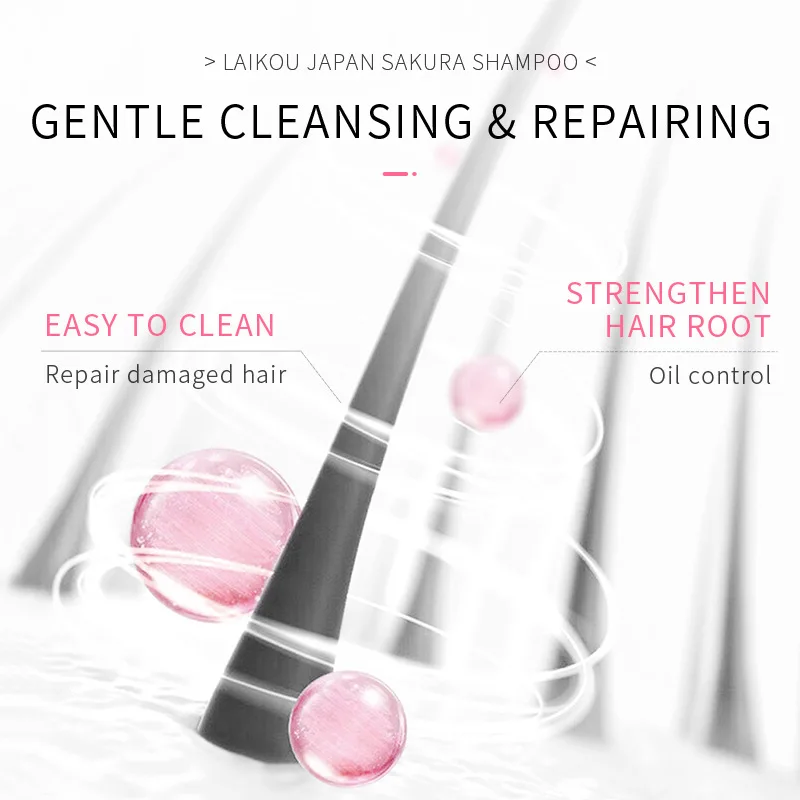 LAIKOU Japón Sakura champú rep - Hair Care In Japan reseña y precio