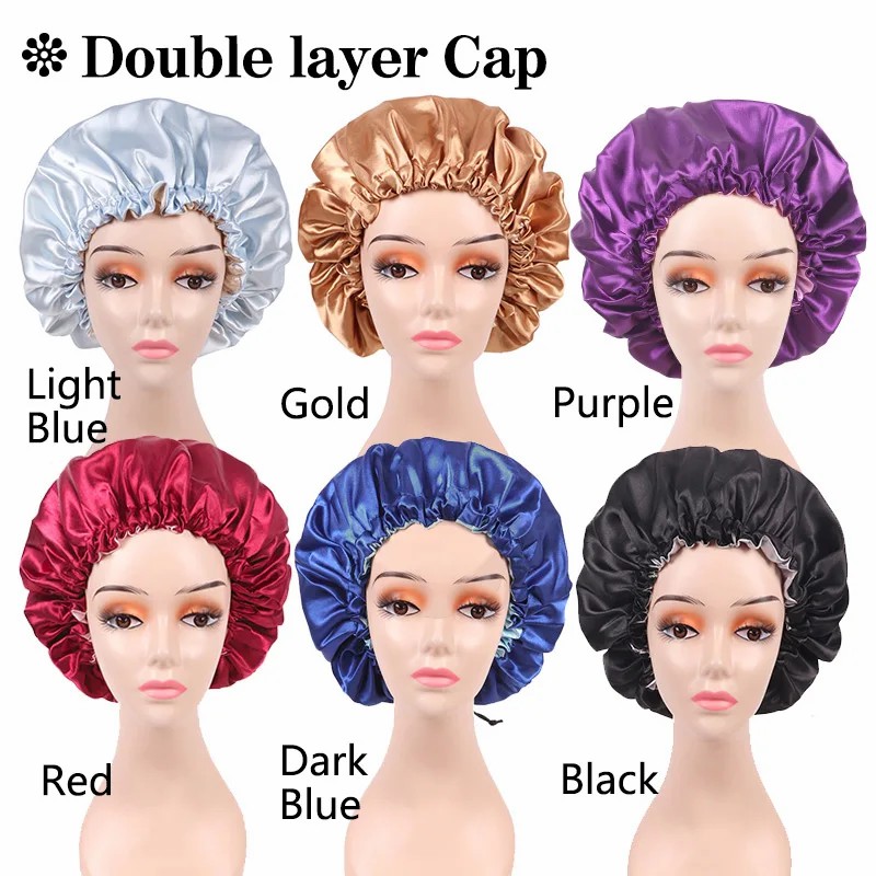 Gorro de satén con logotipo pa - Hair Care Logo reseña y precio