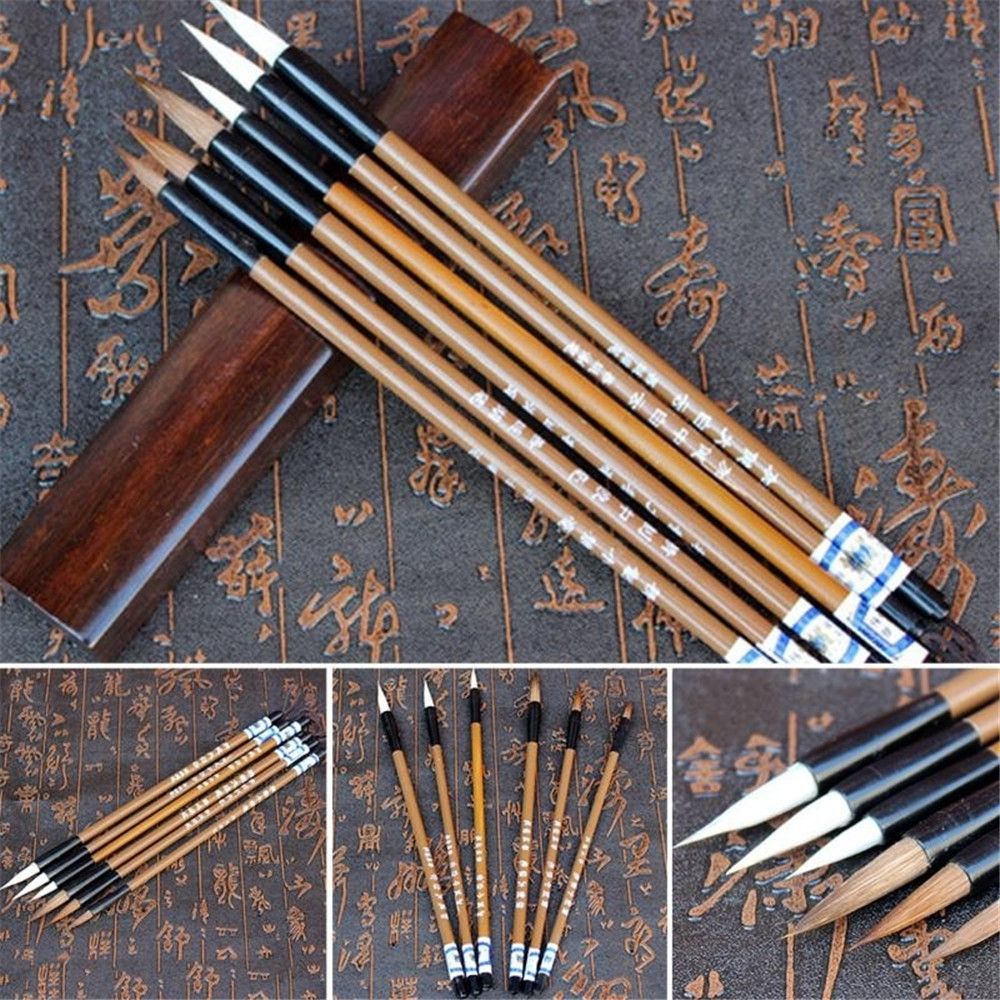 Juego de 6 pinceles de bambú p - Bamboo Hair Brush reseña y precio