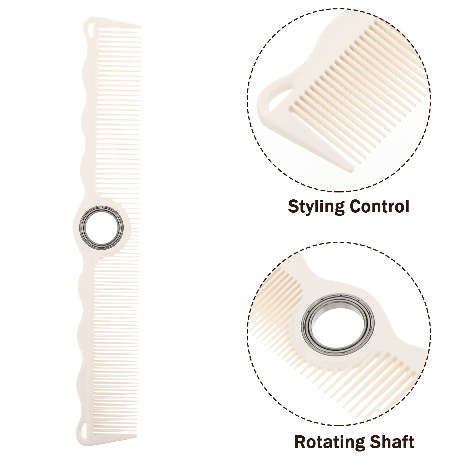 Peine Giratorio para Barberos, - Detangling Wide Comb reseña y precio