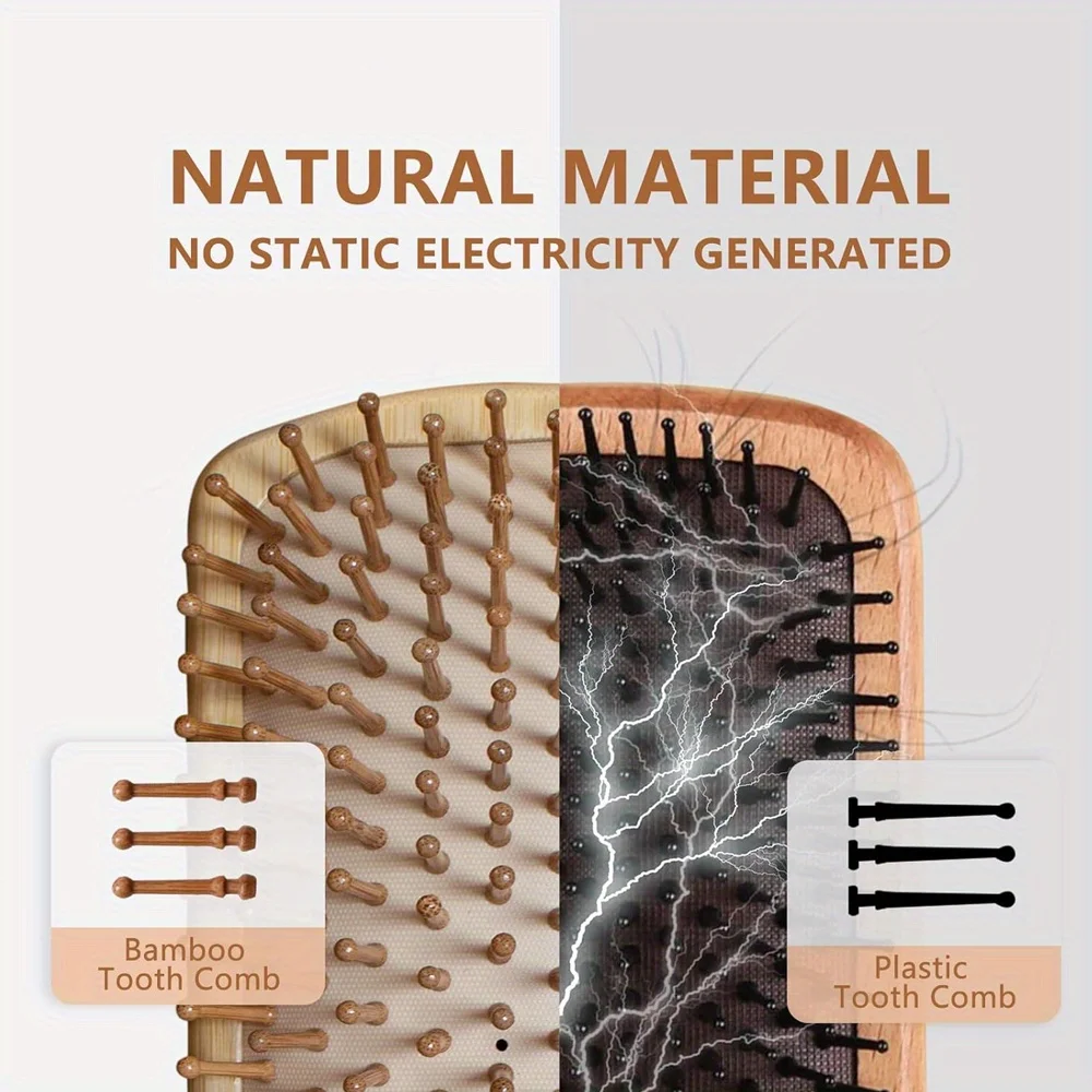 Cepillo de Pelo de Bambú Natur - Bamboo Hair Brush reseña y precio