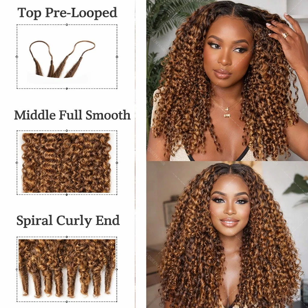 Extensiones de Cabello Rizado  - Crochet Braiding Hair reseña y precio