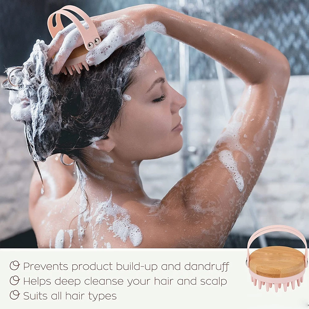 Nuevo Masajeador del cuero cab - Bamboo Hair Brush reseña y precio