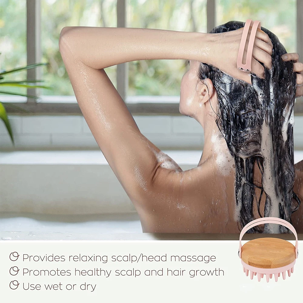 Nuevo Masajeador del cuero cab - Bamboo Hair Brush reseña y precio