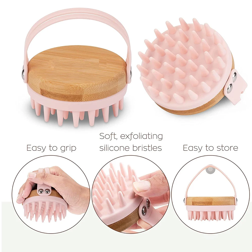Nuevo Masajeador del cuero cab - Bamboo Hair Brush reseña y precio