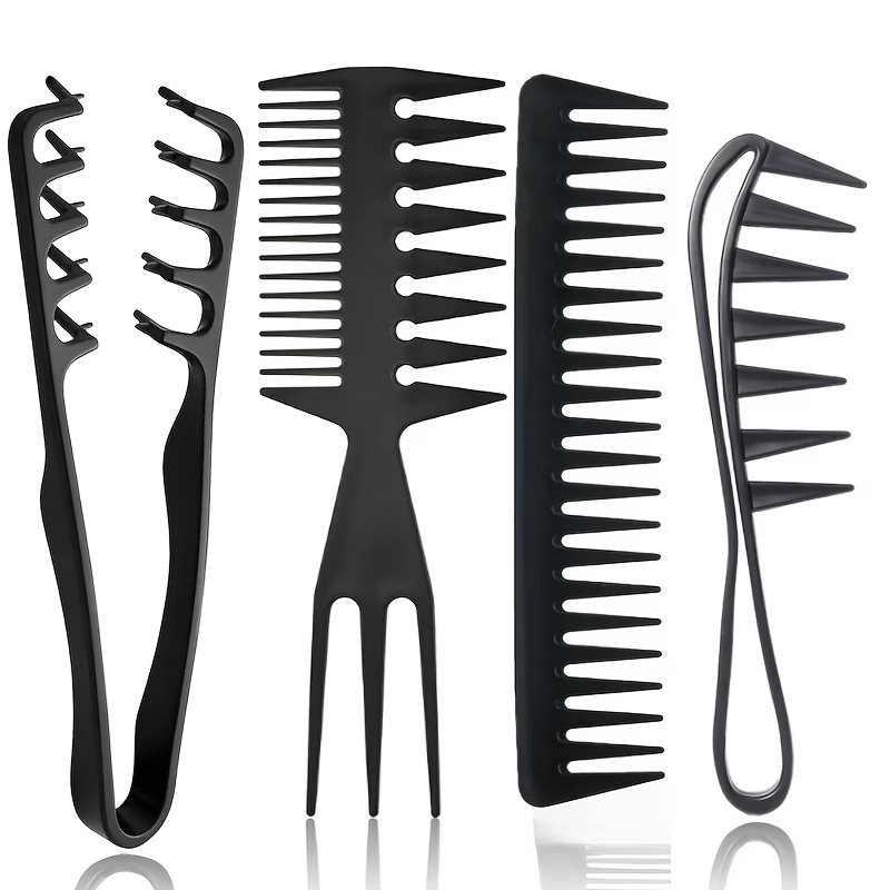 Juego de 4 Peines de Estilismo - Detangling Wide Comb reseña y precio