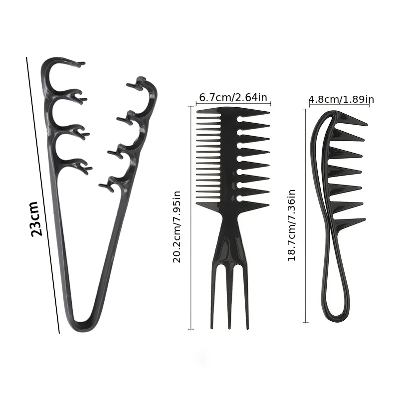 Juego de peines voluminizantes - Detangling Wide Comb reseña y precio