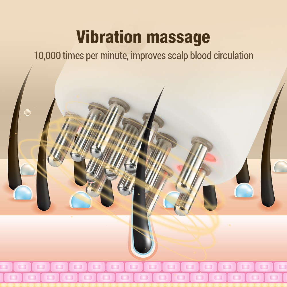 Peine de masaje de cabeza con  - Hair Care Essential Oil reseña y precio