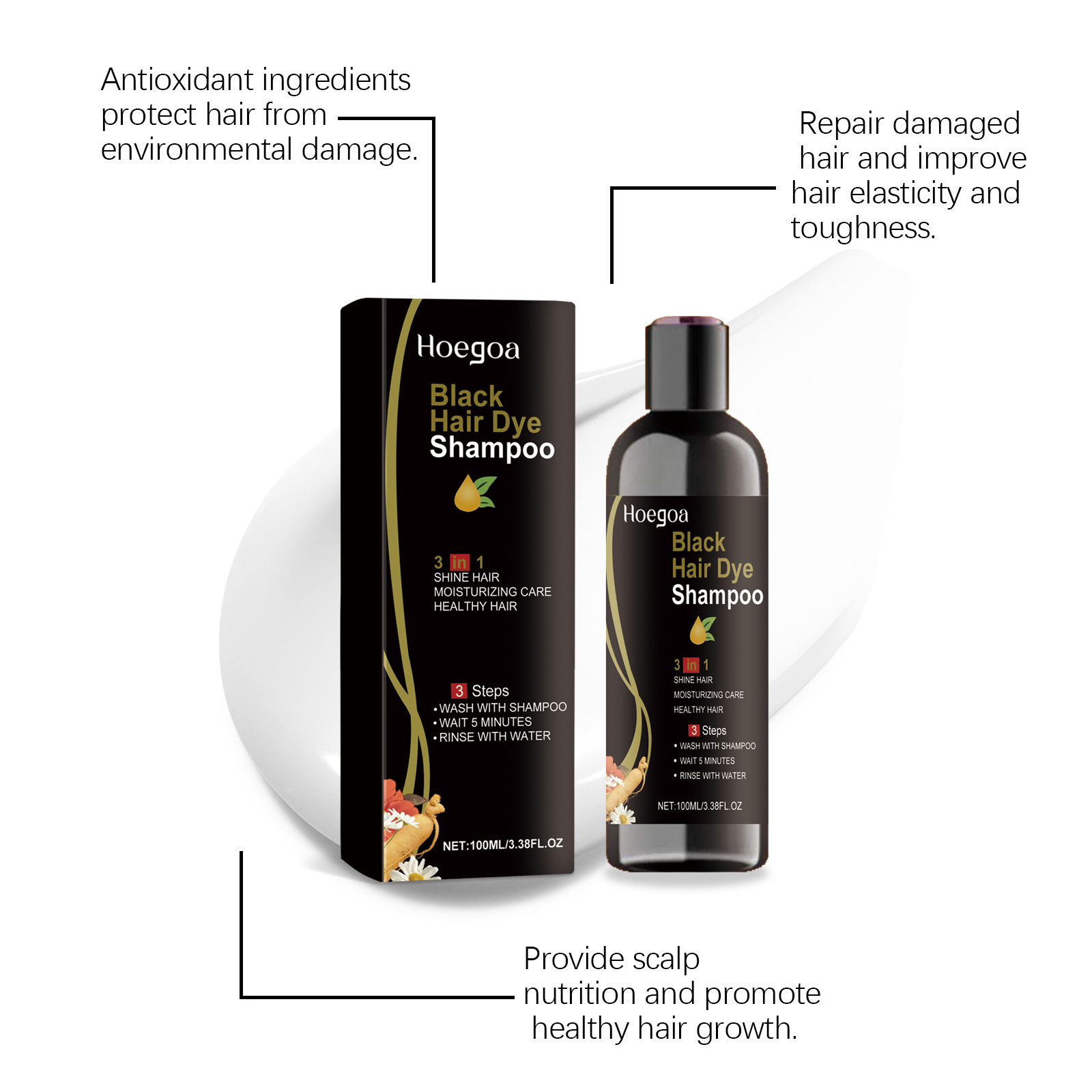 Champú Tinte Natural a Base de - Hair Care Step reseña y precio