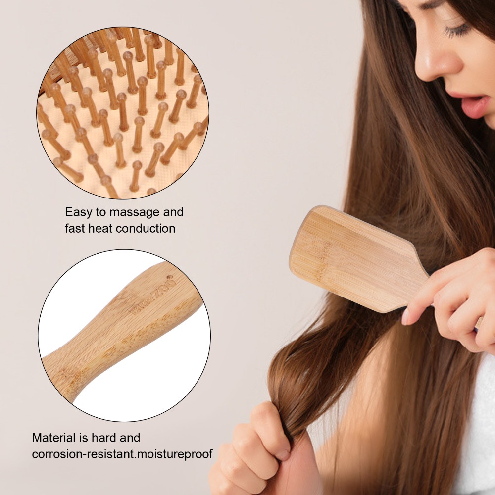 Cepillo de Bambú Suave para el - Bamboo Hair Brush reseña y precio
