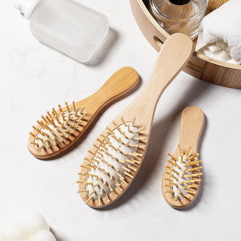 Peine con airbag de madera, ce - Bamboo Hair Brush reseña y precio