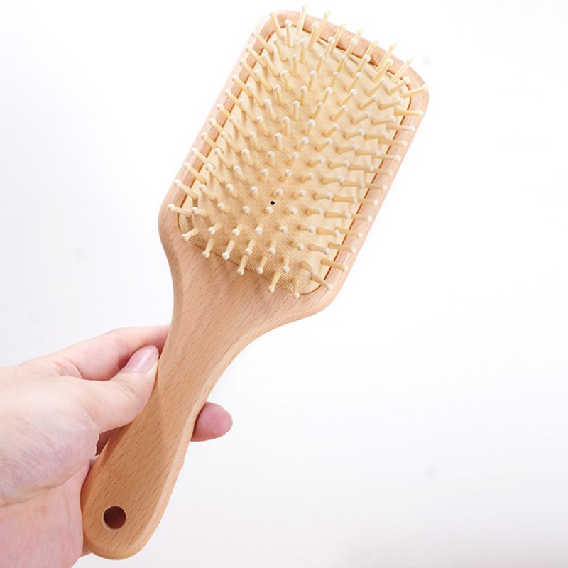 Peine con airbag de madera, ce - Bamboo Hair Brush reseña y precio