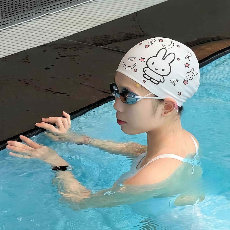 Gorro de natación de silicona  - Hair Care In Japan reseña y precio