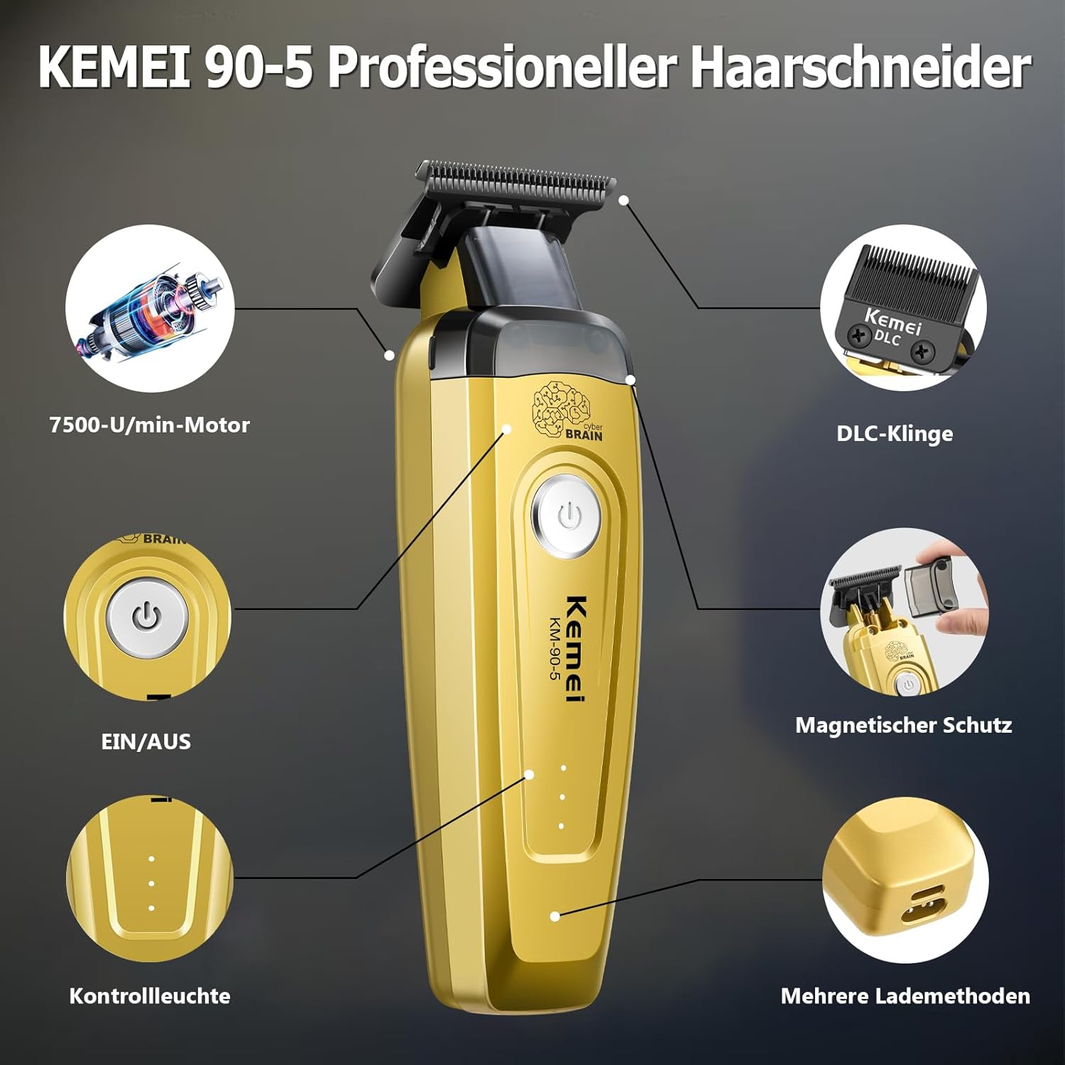 Cortadora de Pelo KEMEI para H - Hair Care Kit reseña y precio