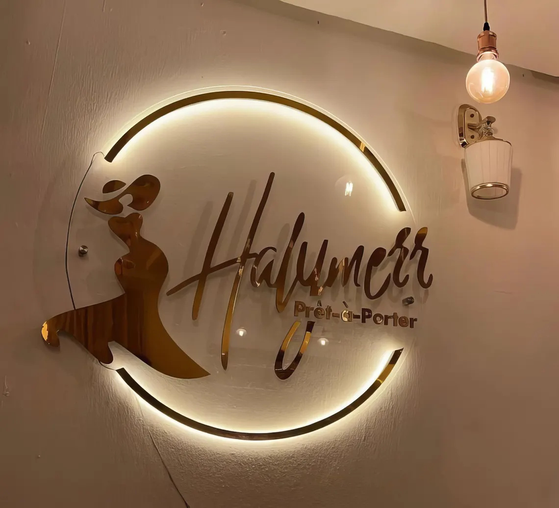 Letrero LED Personalizado con  - Hair Care Logo reseña y precio