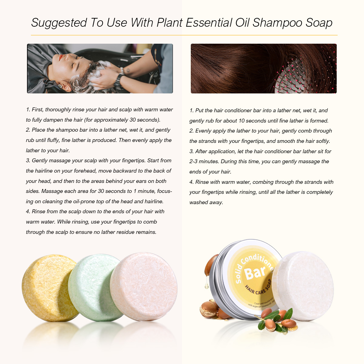 Jabón acondicionador para el c - Hair Care Essential Oil reseña y precio