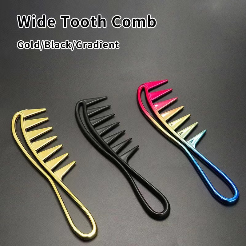 Cepillo de pelo de plástico mu - Detangling Wide Comb reseña y precio