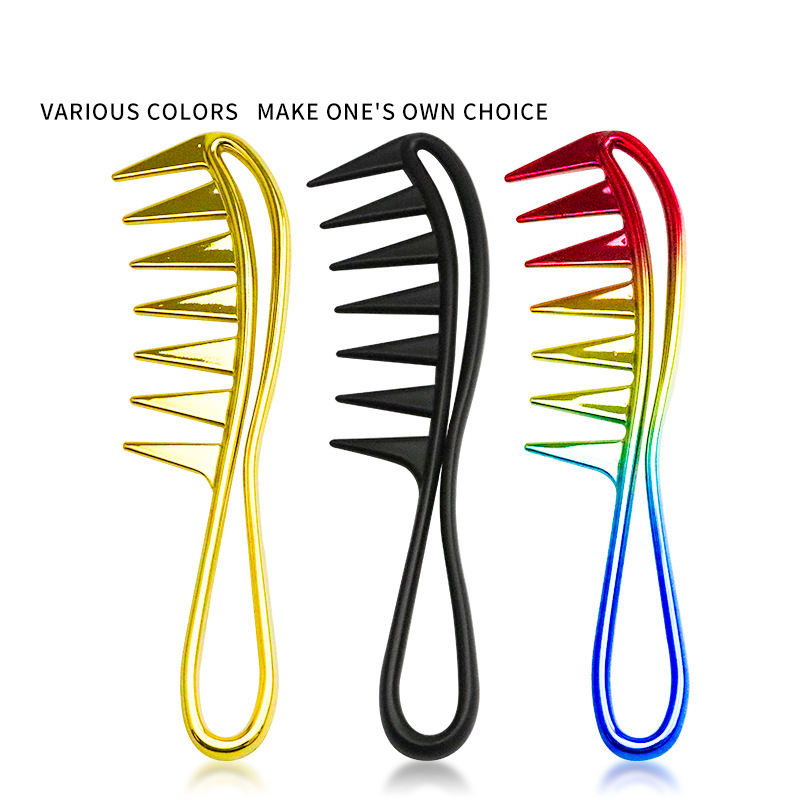 Cepillo de pelo de plástico mu - Detangling Wide Comb reseña y precio
