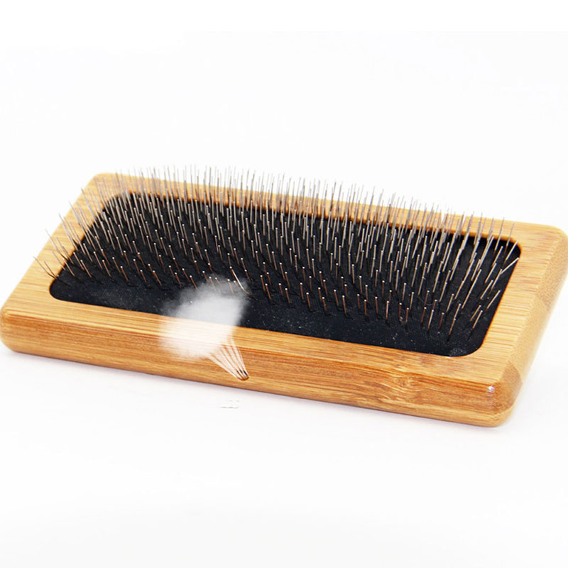 Cepillo para perros, peine de  - Bamboo Hair Brush reseña y precio